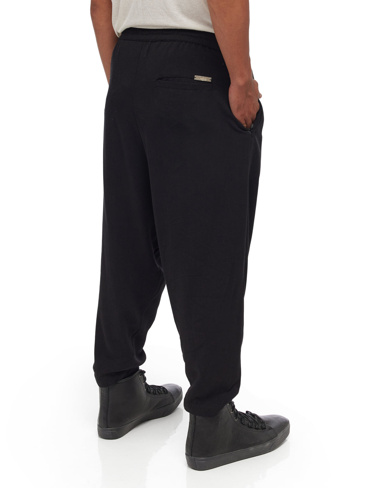Lyocell-Linen Blend Pants