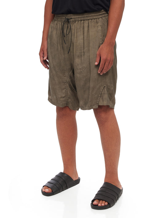 Lyocell Drawstring Shorts