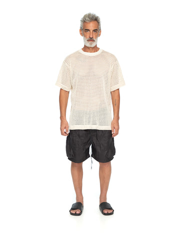 Cotton Mesh T-Shirt