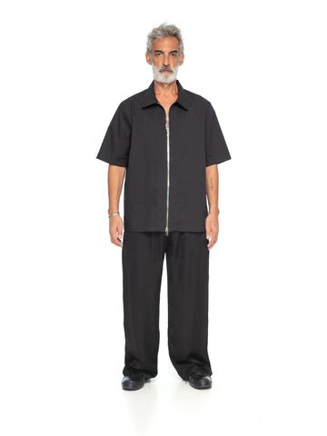 Cotton Zipper Shirt
