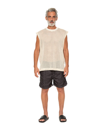 Cotton Mesh Singlet