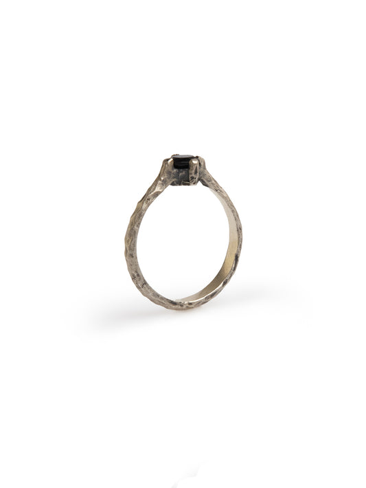 Textured Onyx Ring