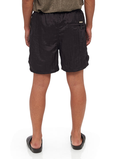 Black Parachute Shorts