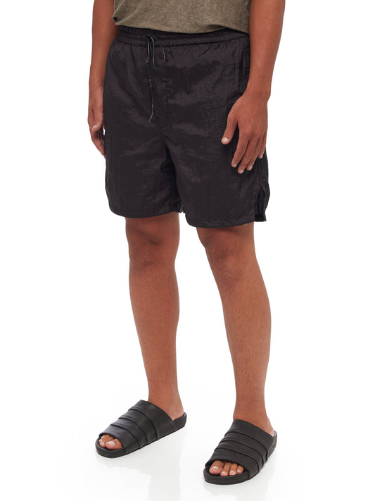 Black Parachute Shorts