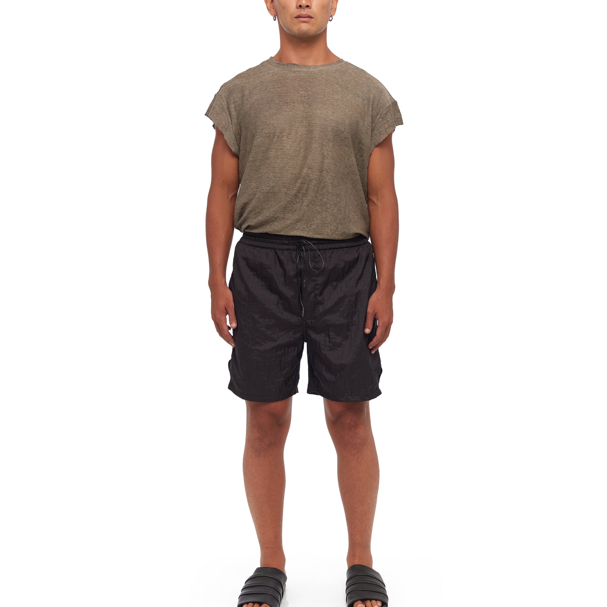 Black Parachute Shorts