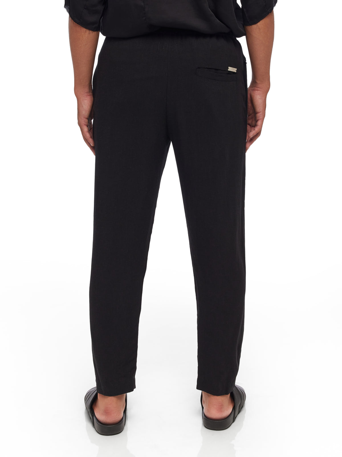 Blended Rayon-Linen Pants