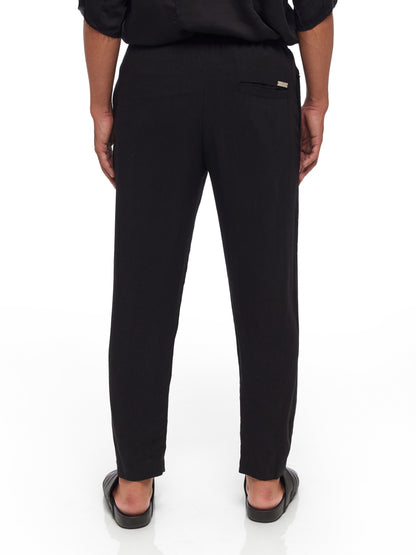 Blended Rayon-Linen Pants