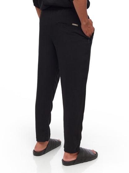 Blended Rayon-Linen Pants