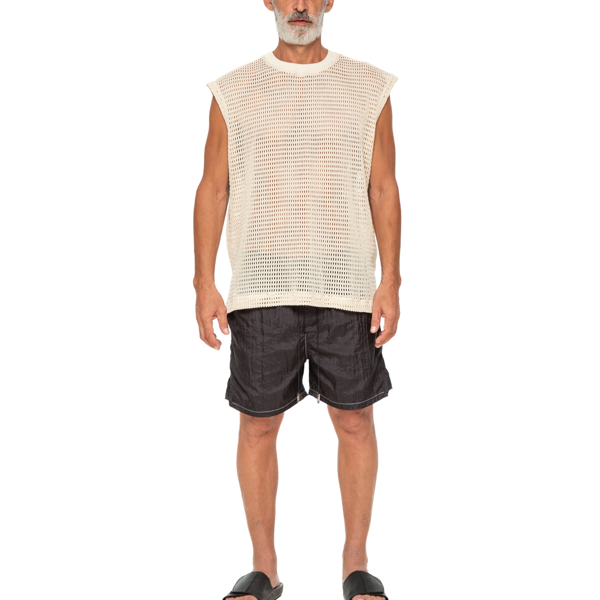 Cotton Mesh Singlet