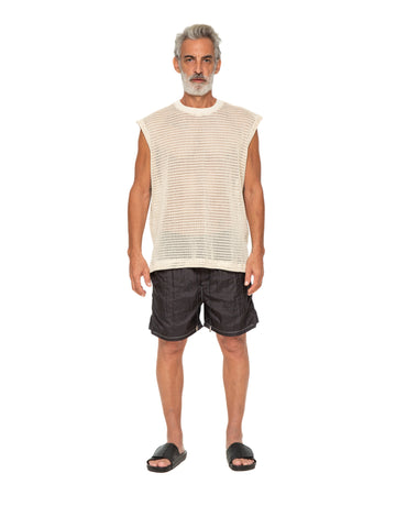 Cotton Mesh Singlet