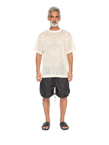 Cotton Mesh T-Shirt