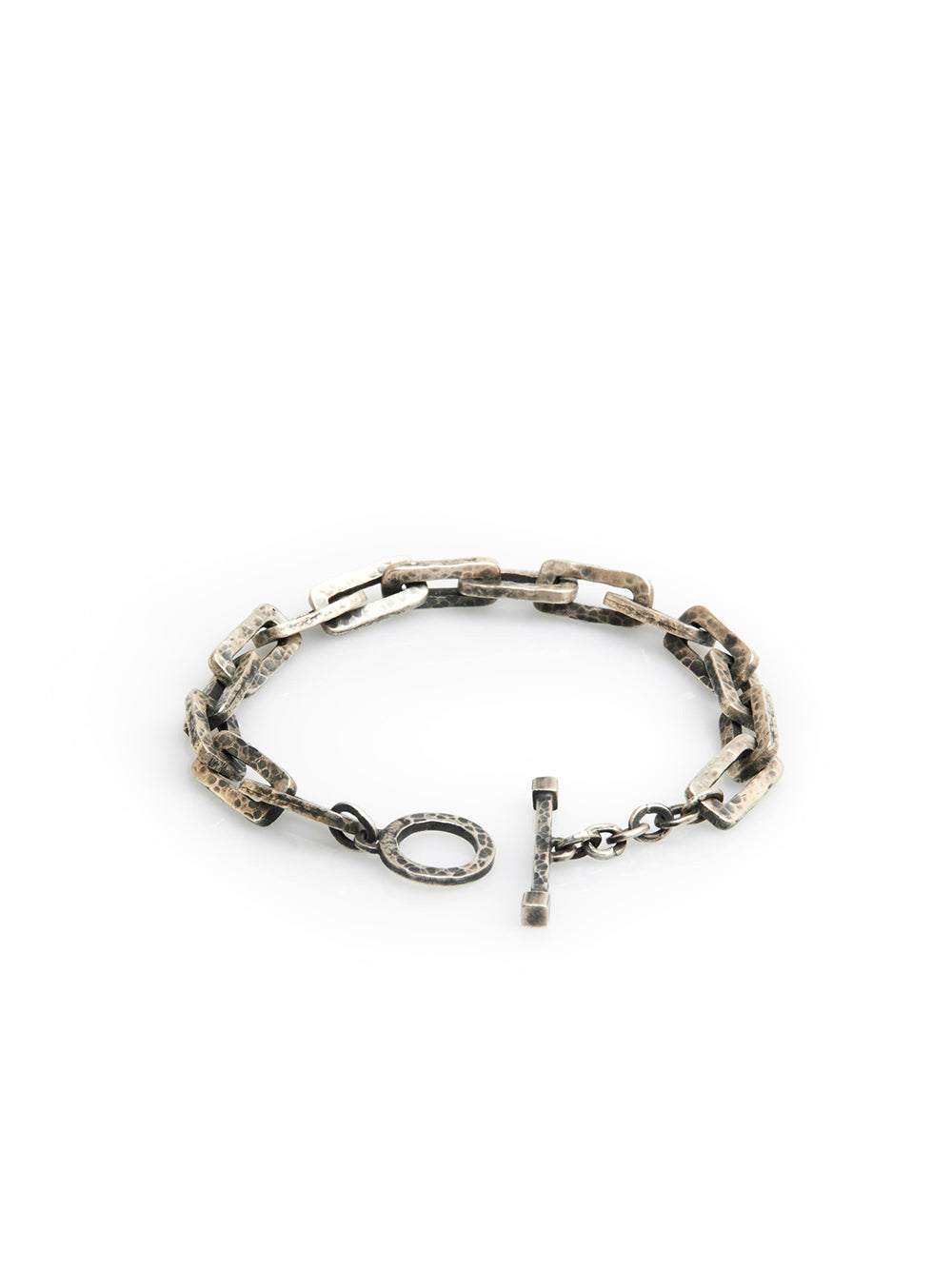 Hammered Silver Bracelet