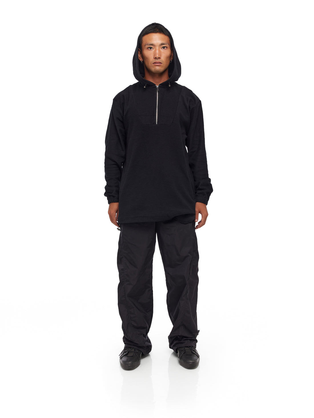 Hooded Cotton Sweater