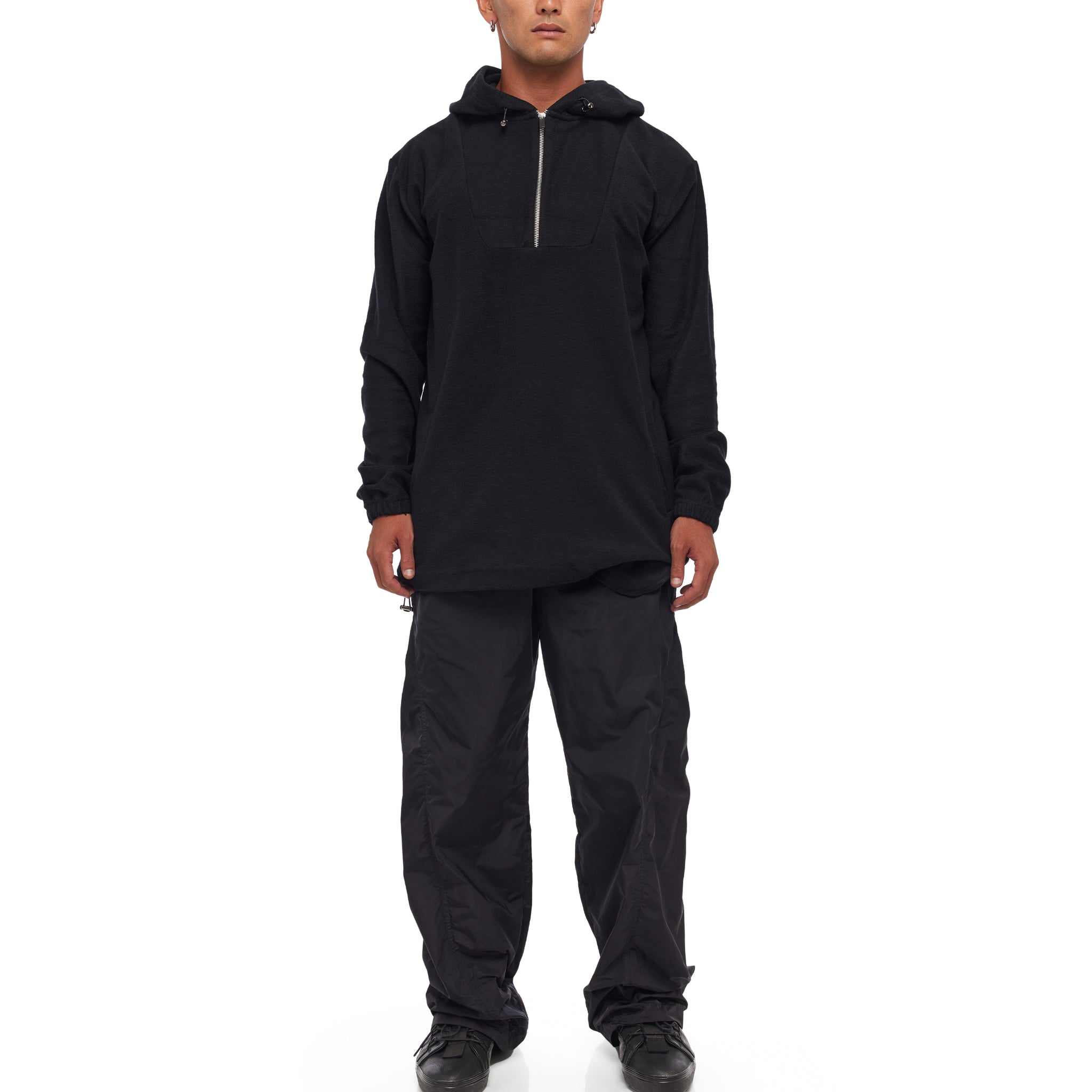 Hooded Cotton Sweater