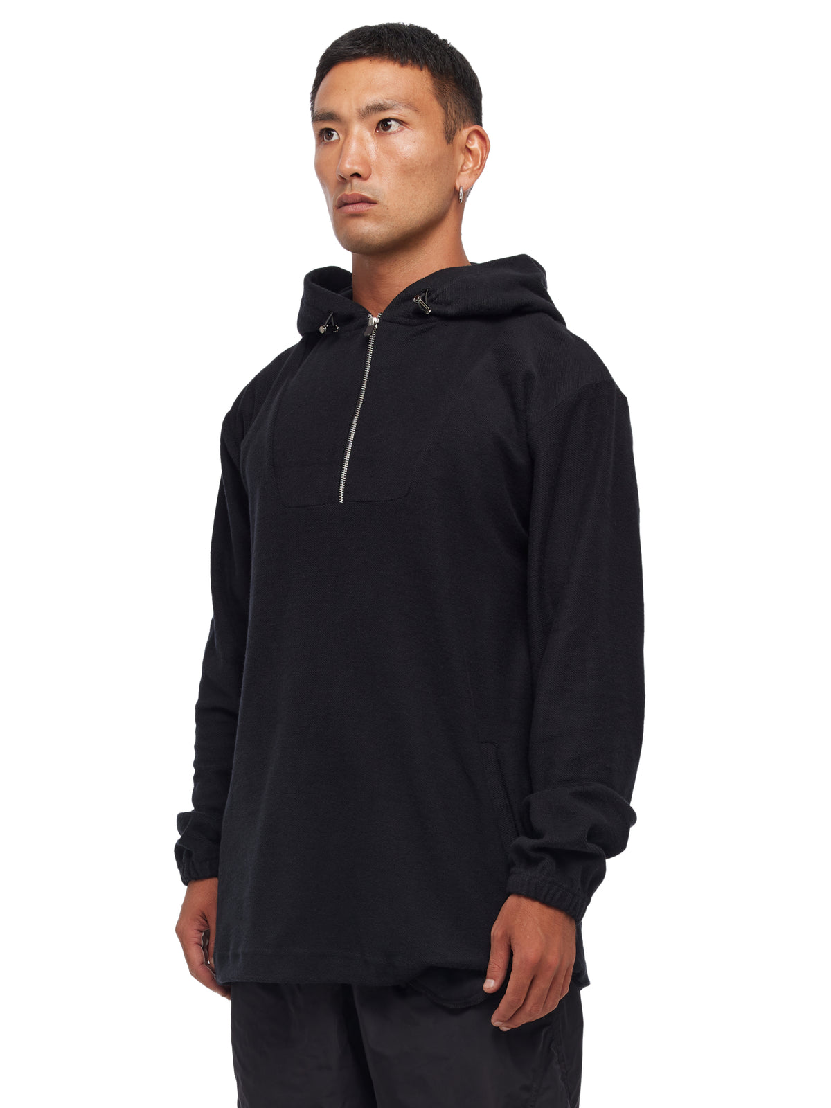 Hooded Cotton Sweater
