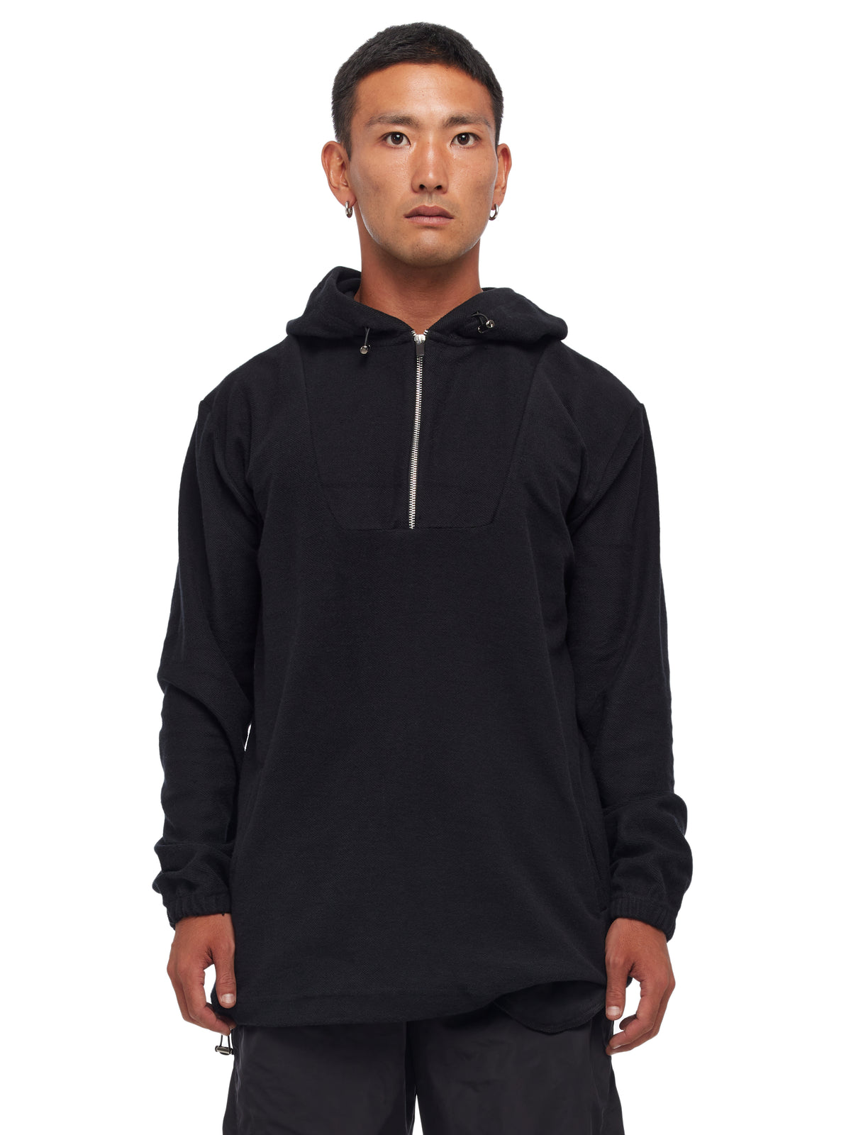 Hooded Cotton Sweater