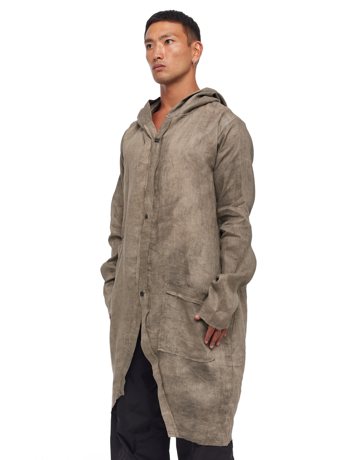 Linen Hooded Jacket