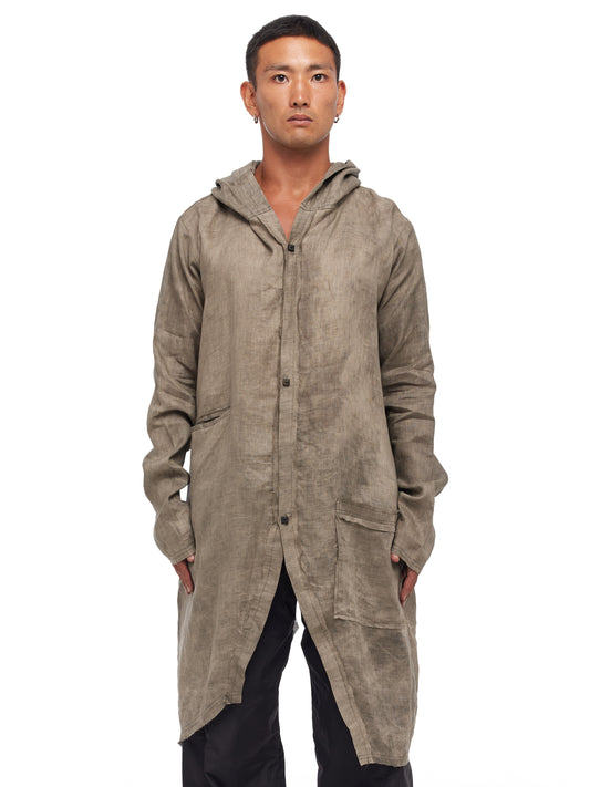 Linen Hooded Jacket