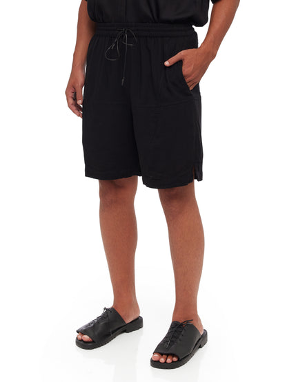 Knitted Drawstring Shorts