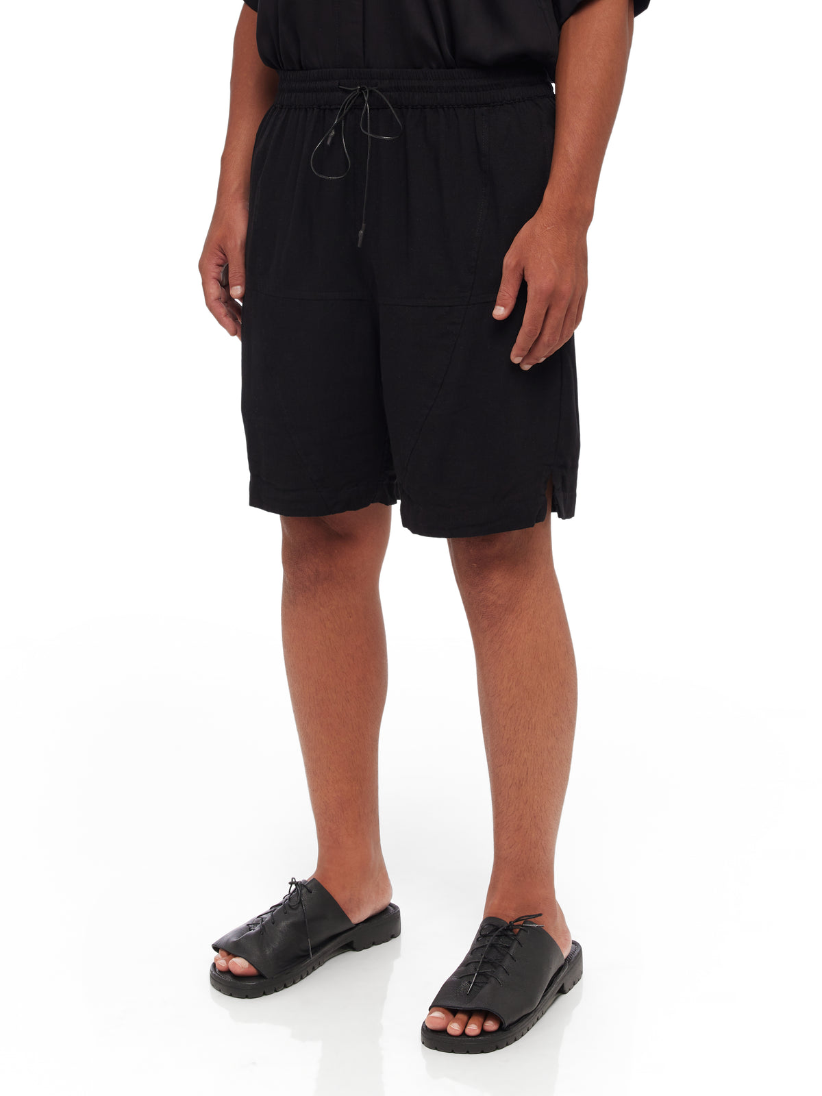Knitted Drawstring Shorts