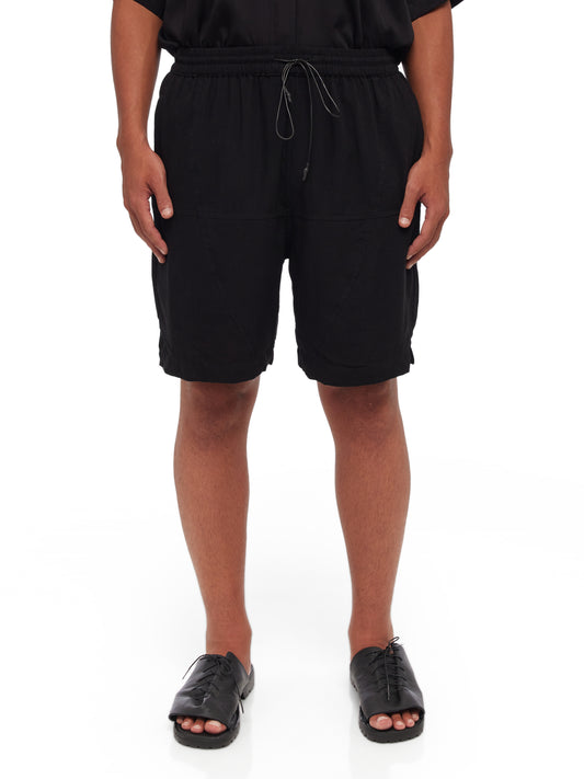 Knitted Drawstring Shorts