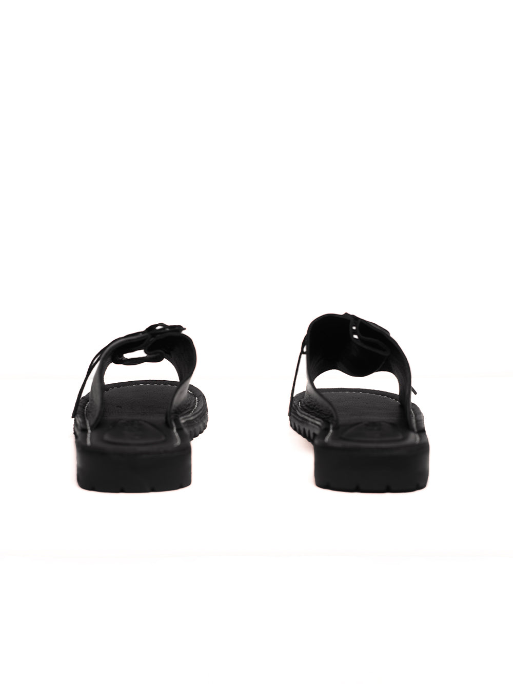Lace Leather Slides