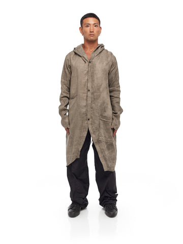 Linen Hooded Jacket