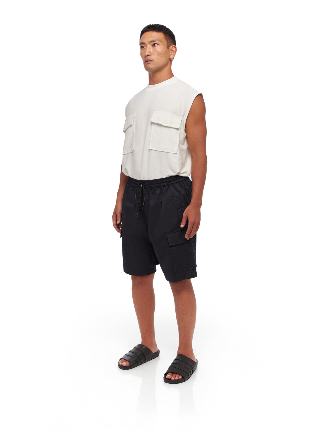 Multi-Pocket Woven Shorts