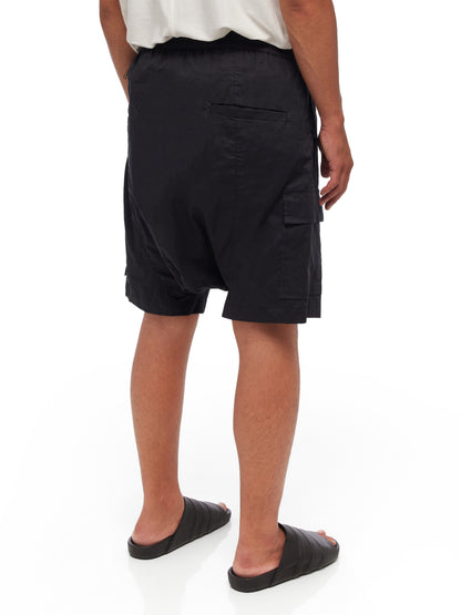 Multi-Pocket Woven Shorts