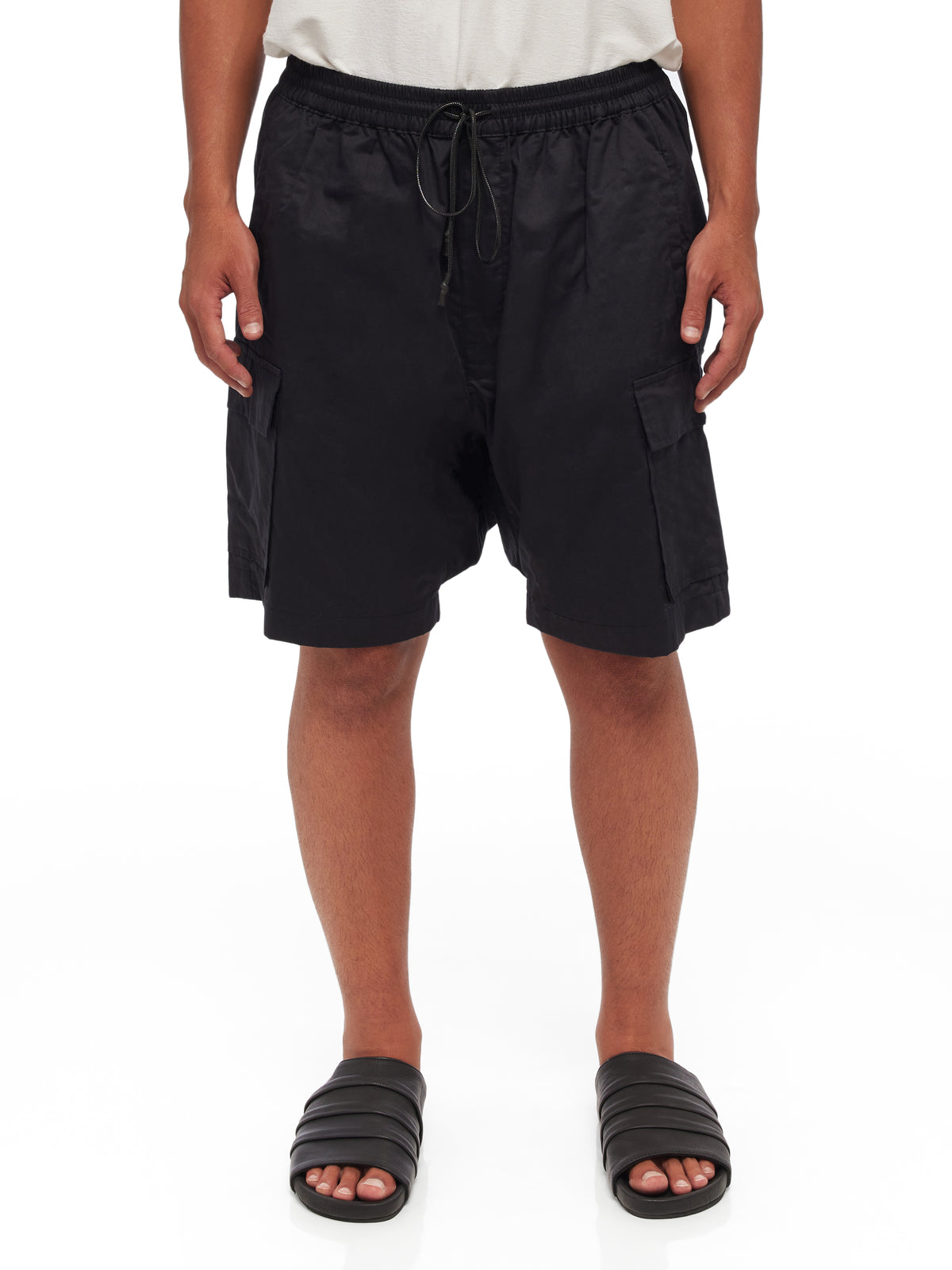 Multi-Pocket Woven Shorts