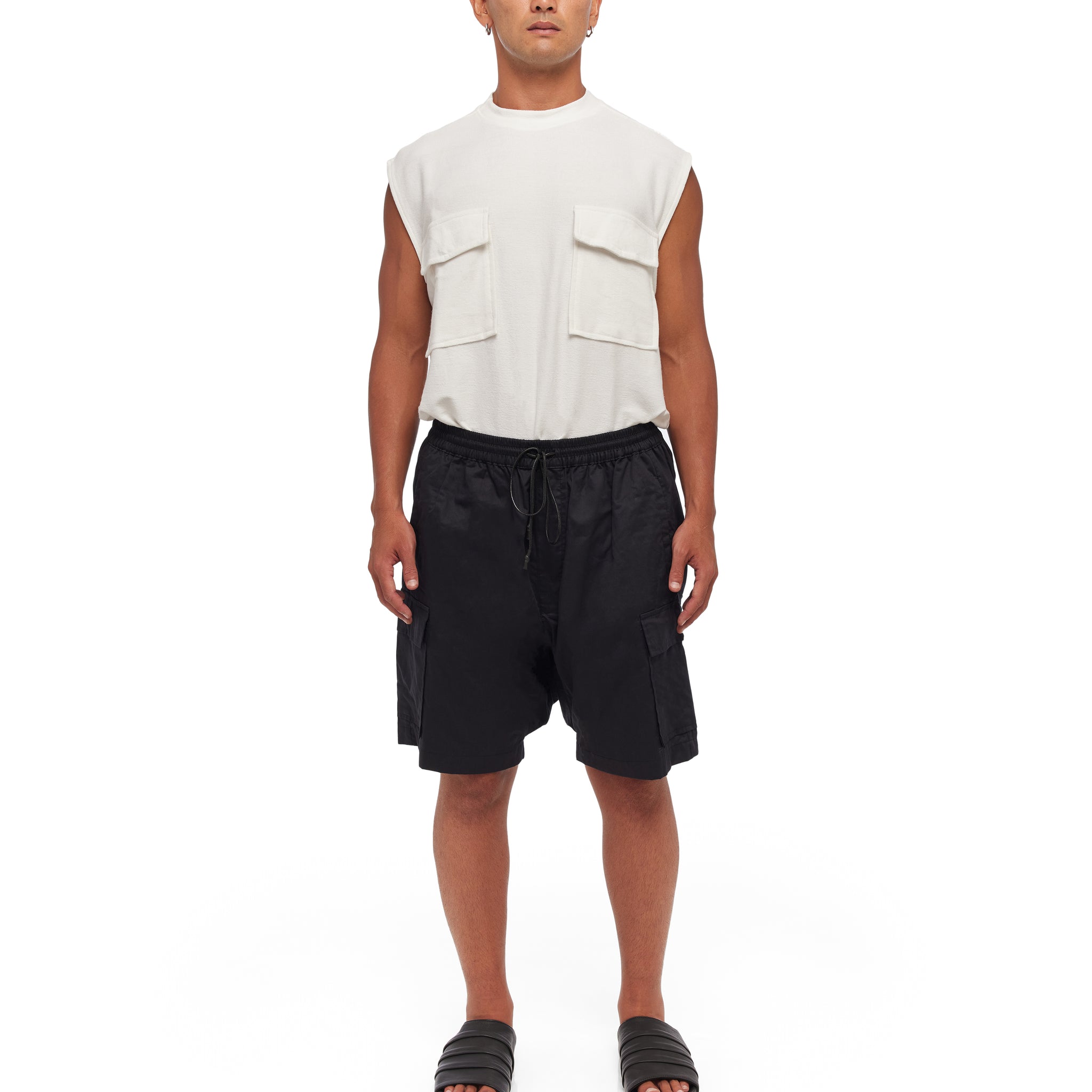 Multi-Pocket Woven Shorts