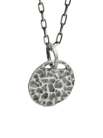 Oxidized Silver Necklace