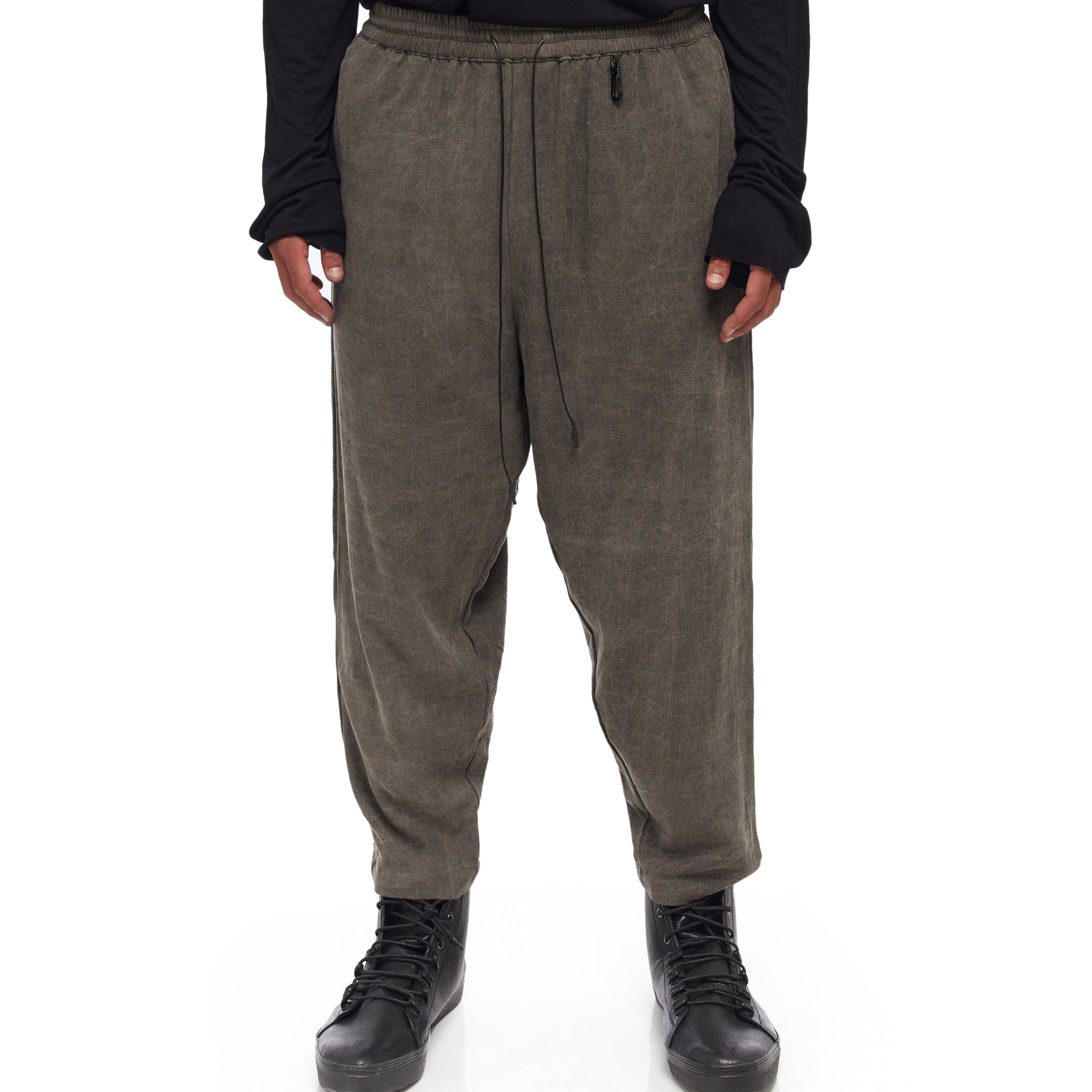 Rayon-Linen Blend Pants