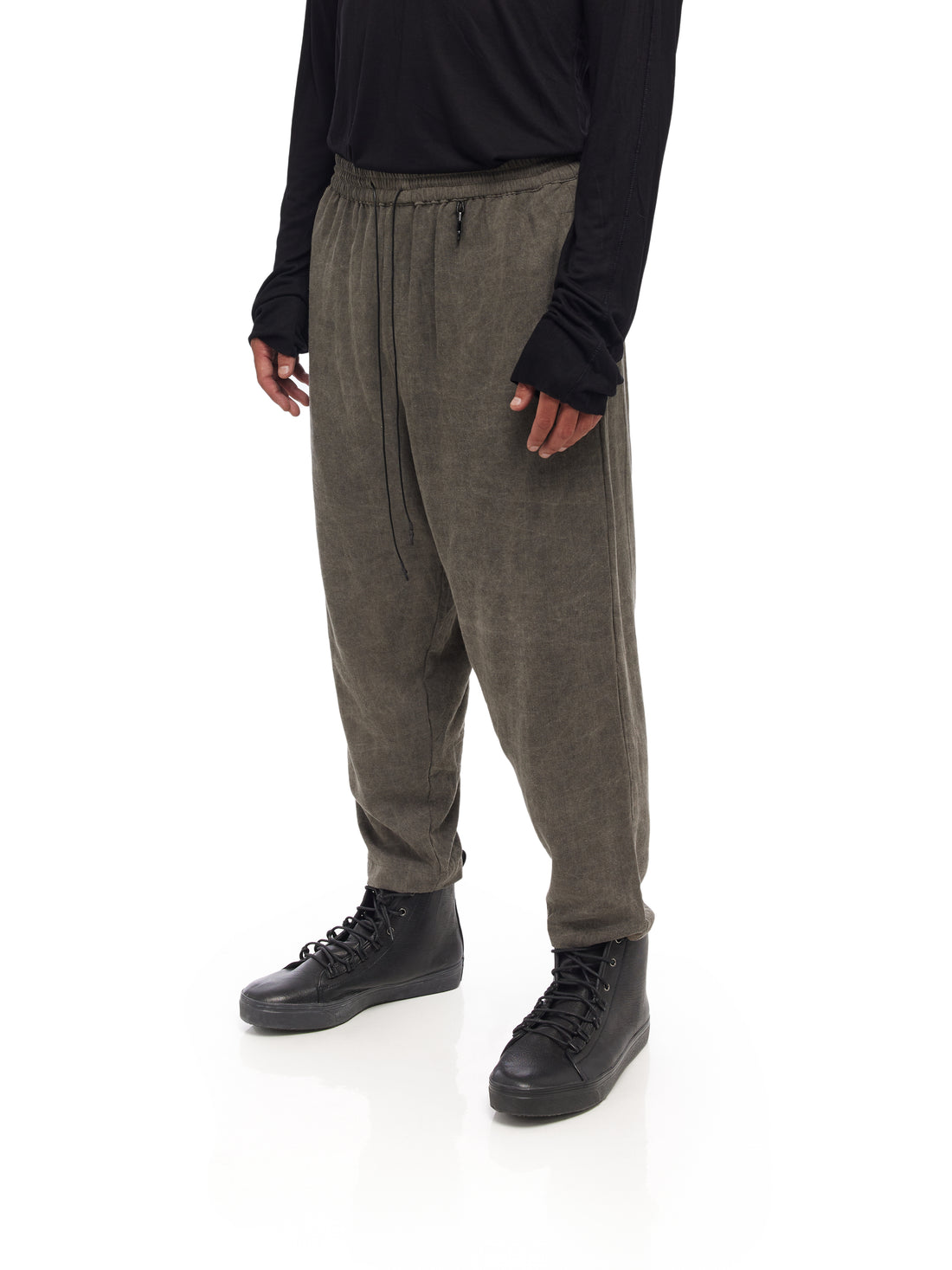 Rayon-Linen Blend Pants