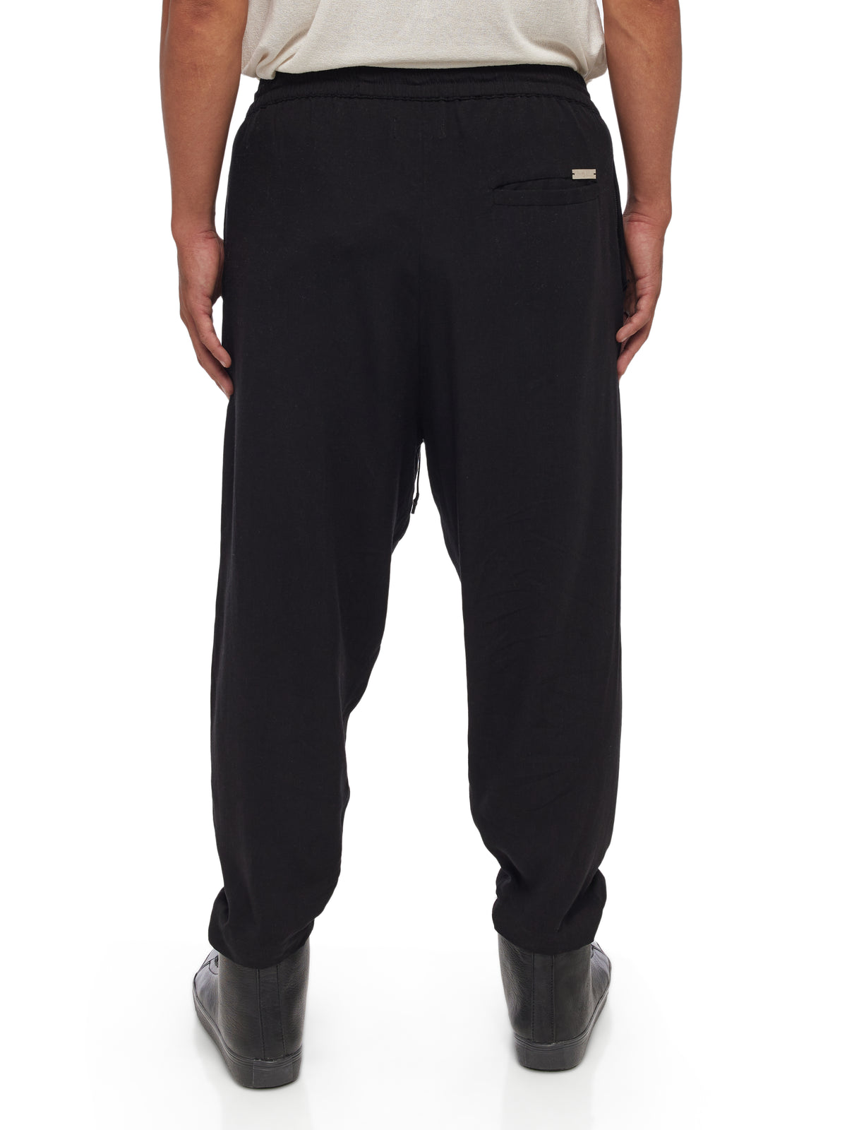 Lyocell-Linen Blend Pants
