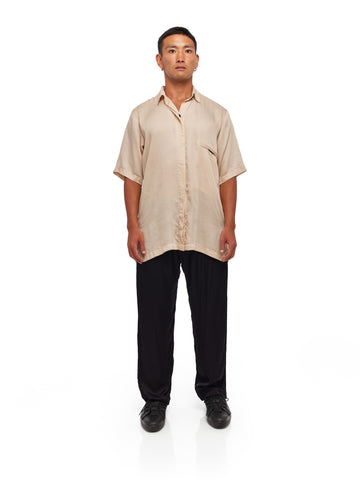 Satin Button Shirt
