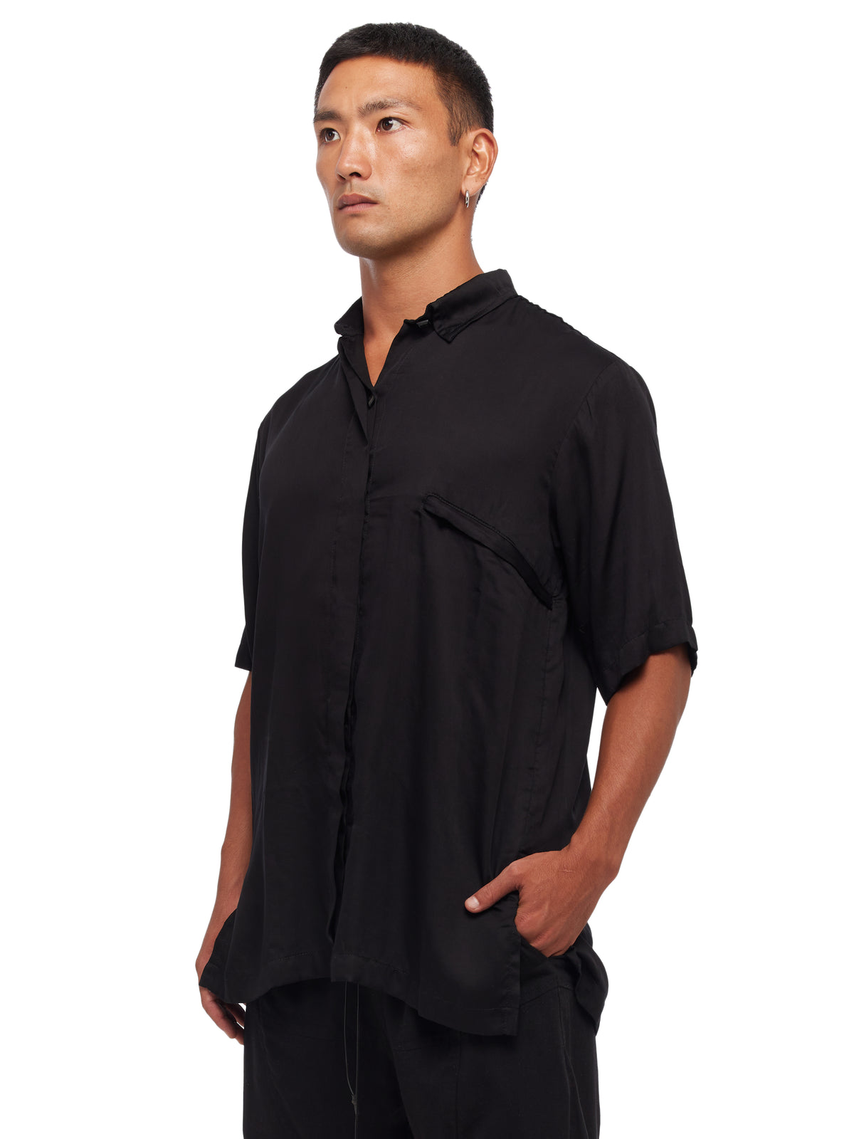 Satin Button Shirt