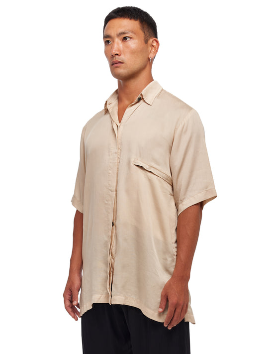 Satin Button Shirt