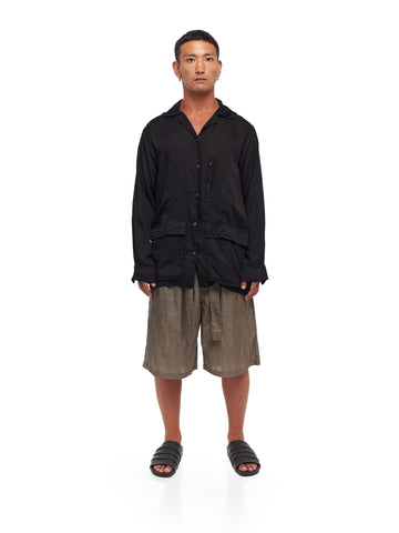 Satin Long Sleeve Shirt