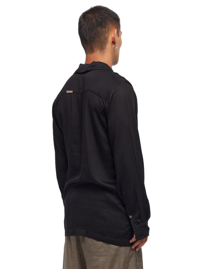 Satin Long Sleeve Shirt