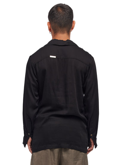 Satin Long Sleeve Shirt