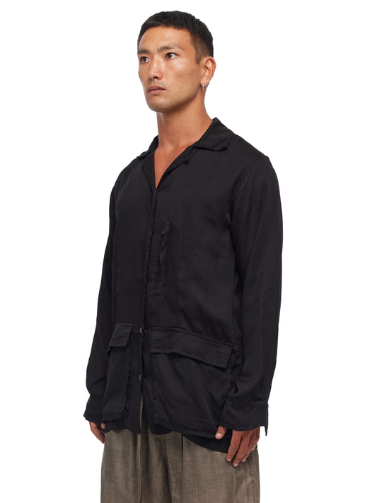 Satin Long Sleeve Shirt
