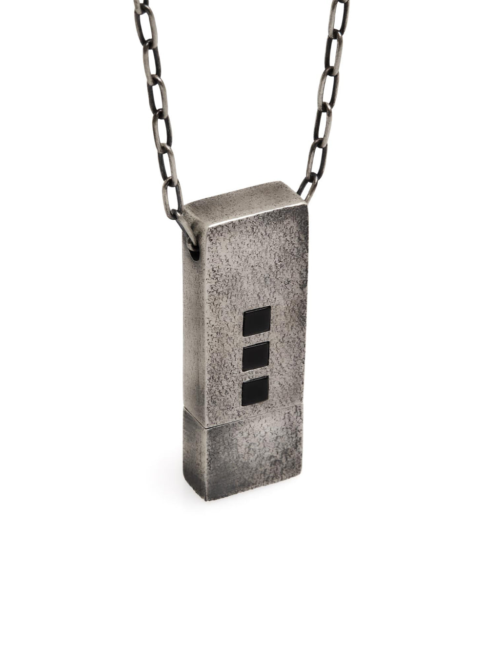 Silver USB Necklace