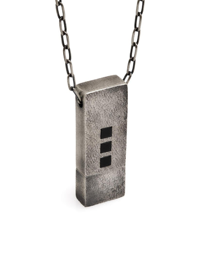 Silver USB Necklace