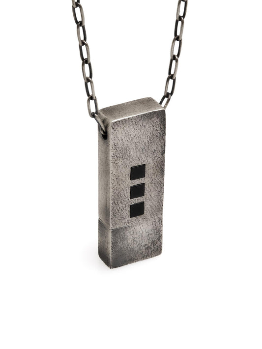 Silver USB Necklace