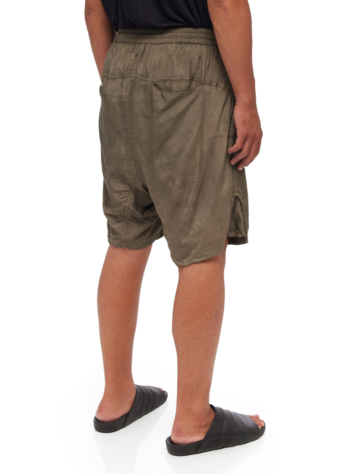 Lyocell Drawstring Shorts