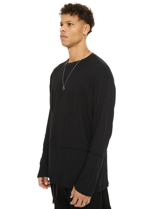 Cotton Ramie Long Sleeve Shirt