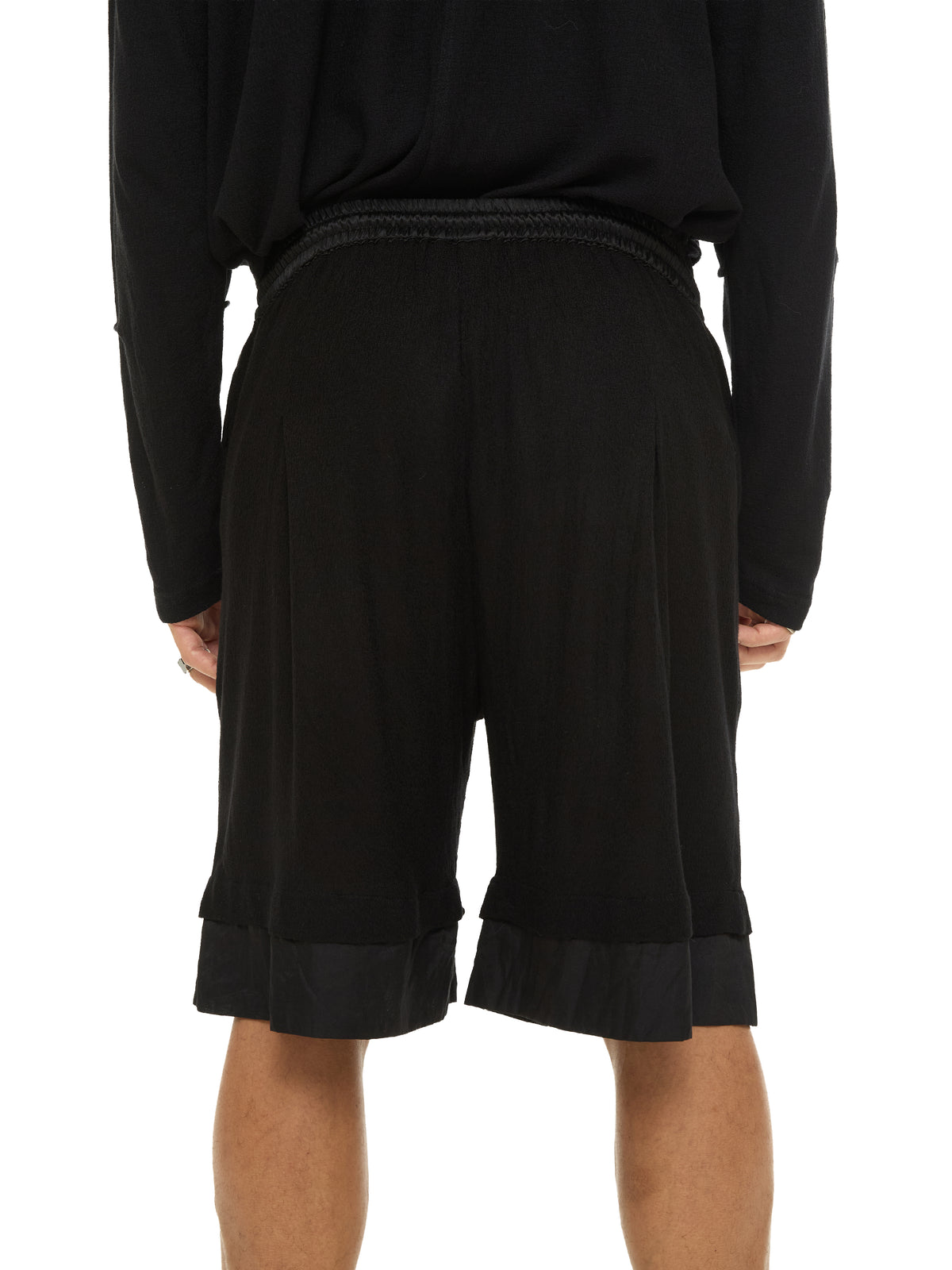 Layered Cotton Shorts