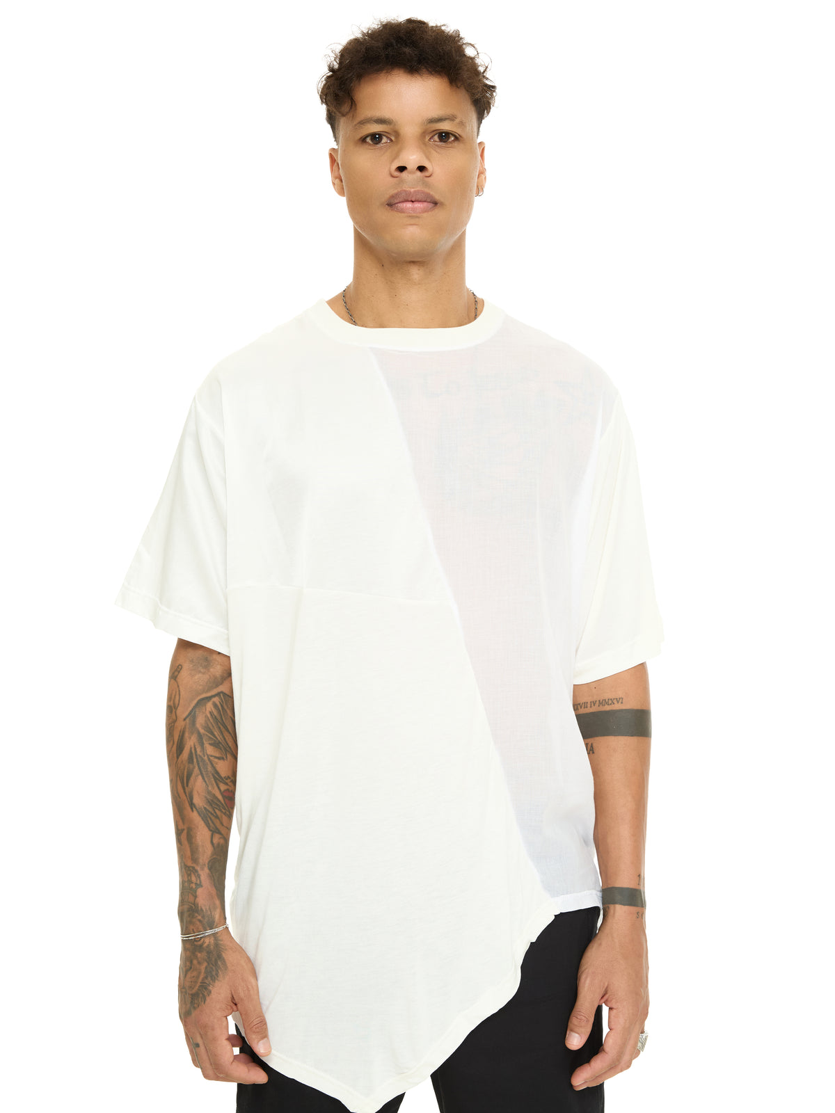 Asymmetric Layered T-Shirt