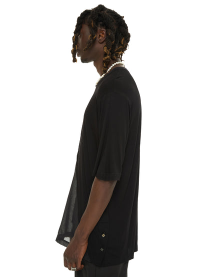 Asymmetric Triangle Panel T-Shirt